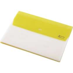 Folder A4 z 5 przegrodami Focus żółty - 1