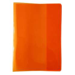 Okładka na zeszyt A5 PVC Neon pomarańcz (10szt) - 1