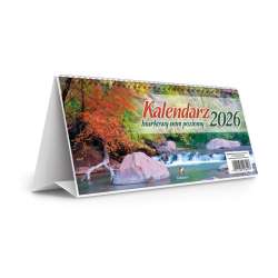 Kalendarz 2026 biurkowy mini poziomy stojący - 1