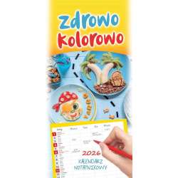 Kalendarz 2026 terminarz rodzinny Zdrowo kolorowo