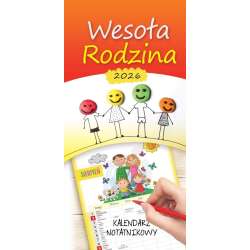 Kalendarz 2026 terminarz rodzinny Wesoła rodzina