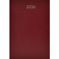 Terminarz 2026 dzienny A5 Divas brązowy