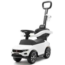 Jeździk z rączką Volkswagen T-Roc biały