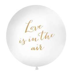 Balon Love is in the air 1m biały