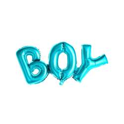 Balon foliowy Boy niebieski 67x29cm - 1