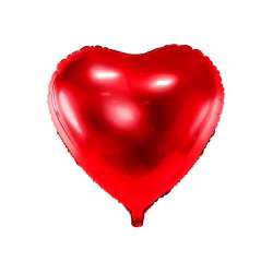 Balon foliowy Serce 45cm czerwony