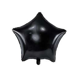 Balon foliowy Gwiazdka 48cm czarna