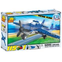 COBI CITY - SAMOLOT POLICYJNY 115el. CO-1522 (1522) - 2
