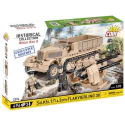 COBI 2274 Historical Collection WWII Sd.Kfz. 7/1 i 2 cm Flakvierling 38 496 klocków (COBI-2274) - 1