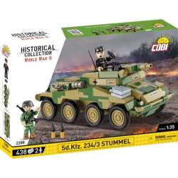 COBI 2288 Historical Collection WWII Sd.Kfz. 234/3 Stummel - niemiecki ciężki samochód opancerzony 438 klocków (COBI-2288)
