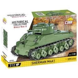 COBI 2715 Historical Collection WWII Czołg Sherman M4A1 312 klocków (COBI-2715)