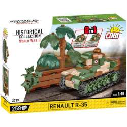 COBI 2719 Historical Collection WWII Francuski lekki czołg piechoty Renault R-35 258 klocków (COBI-2719)
