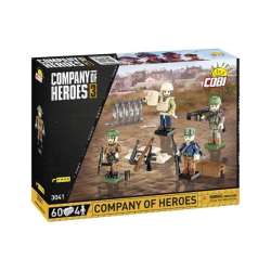 COBI 3041 Company of Heroes 3. Figurki 4 żołnierzy z akcesoriami 60 klocków (COBI-3041) - 1