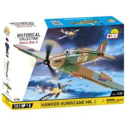 COBI 5728 Historical Collection WWII Samolot myśliwski brytyjski Hawker Hurricane Mk.I 382 klocki (COBI-5728)