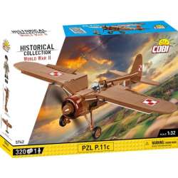 COBI 5742 Historical Collection WWII Samolot myśliwski PZL P.11c 320 klocków (COBI-5742) - 1