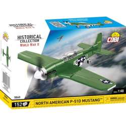 COBI 5860 Historical Collection WWII North American P-51 Mustang - amerykański jednosilnikowy myśliwiec 152 kl (COBI-5860)