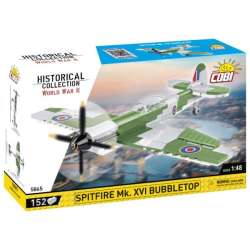 COBI 5865 Historical Collection WWII Spitfire Mk. XVI Bubbletop - brytyjski samolot myśliwski 152 klocki (COBI-5865) - 1