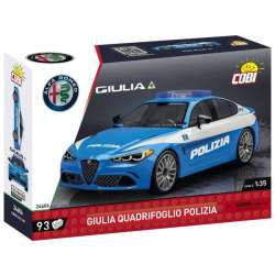 COBI 24606 Alfa Romeo Giulia Quadrifoglio Polizia 93 klocki (COBI-24606) - 1