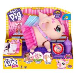 Little Live Pets 26384 Świnka Bella chodzi, tańczy, wydaje 25 dźwięków (MO-26384)