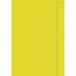 Teczka z gumką A4+ jednokolorowa żółta (10szt) - 1