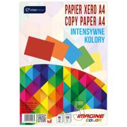 Papier Xero A4 100k 80g intensywne kolory INTERDRUK (5902277214065) - 1