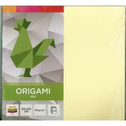 Papier origami 20x20cm mix 100k INTERDRUK p1 (5902277224989) - 1