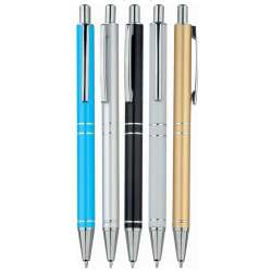 Długopis Alu mix kolorów (12szt) NOSTER - 1