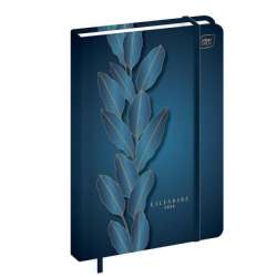 Kalendarz książkowy 2022 A5 384 Met Blue Leaf (5902277300263) - 1