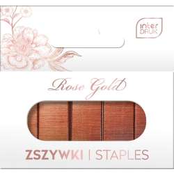 Zszywki 24/6 1000szt Rose Gold (5902277315083) - 1