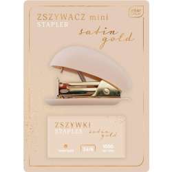 Zszywacz mini+zszywki Satin Gold (5902277318947)