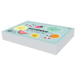 Bazgrownik A4 z naklejkami Owocki - 1