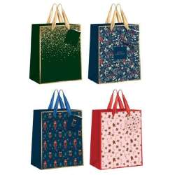 Torebka upominkowa duża Świąteczna mix BN (5902277323590)