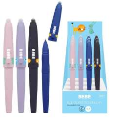 Długopis ścieralny ze skuwką BB Kids (12szt) - 1