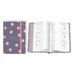 Kalendarz 2024 książkowy B6/192K Met Pink Dot (5902277338136)