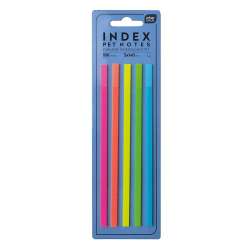Zakładki indeksujące paski 140mm Pet neon 100szt