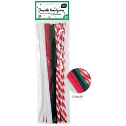 Druciki kreatywne 30cm Christmas 32szt