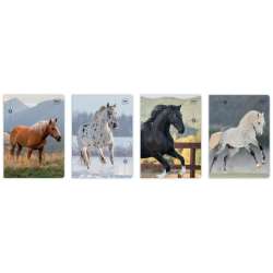 Zeszyt A5/32K 3kol linia 70g UV Wild Horses(10szt)