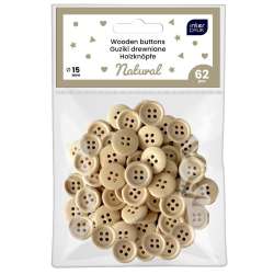 Guziki naturalne 62szt