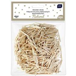 Patyczki do prac plastycznych 42x2mm 800szt