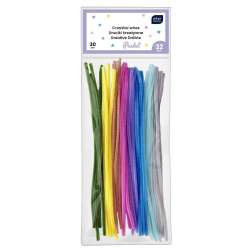 Druciki kreatywne 30cm pastel 32szt
