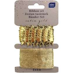 Zestaw tasiemek 2x2m Satin Gold