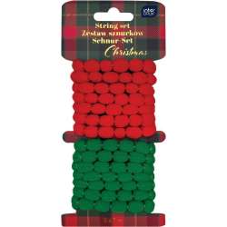 Zestaw sznurków ozdobnych 2x1m Christmas