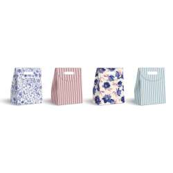 Torebka prezentowa z zap.na rzep duża mix