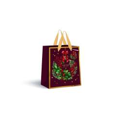 Torebka prezentowa 26,5x33x13cm Burgundy