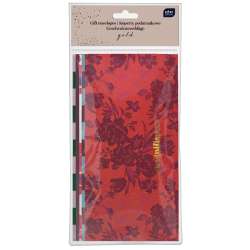 Koperty podarunkowe 22x11cm 5szt gold