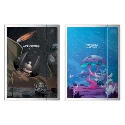 Teczka z gumką A4 Metallic Fantasy (10szt)