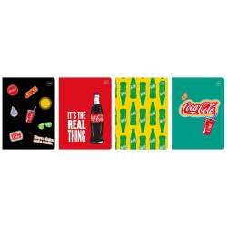 Zeszyt A5/32K trzylinia Mat+UV Coca Cola (10szt)