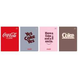Zeszyt A5/60K linia M Hybrid Coca Cola (10szt)