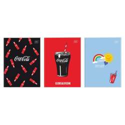 Zeszyt A4/32K trzy linia kolor Coca Cola (10szt)