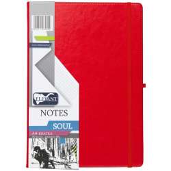 Notes A4 Soul kratka czerwony